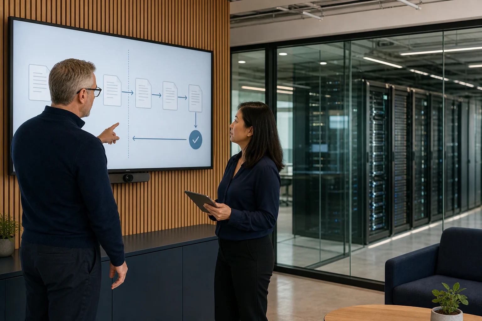 Enterprise engineers review a customer-controlled evidence workflow
